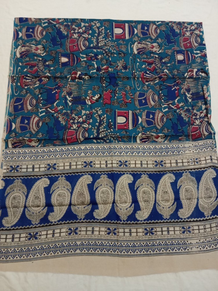 Product : KALAMKARI COTTON DUPATTA -- KCD0002
