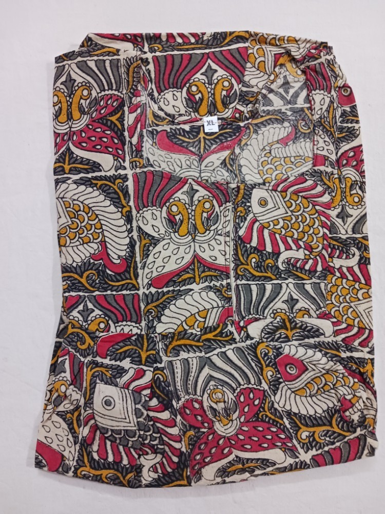 Product : KALAMKARI COTTON XL NIGHTIES -- KCXLN0006