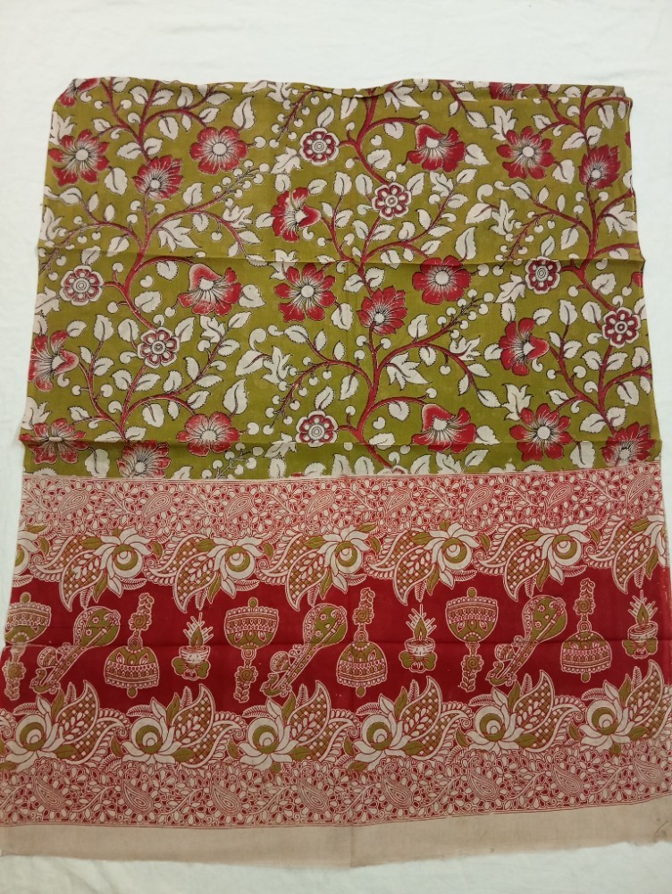 Product : KALAMKARI COTTON DUPATTA -- KCD0025