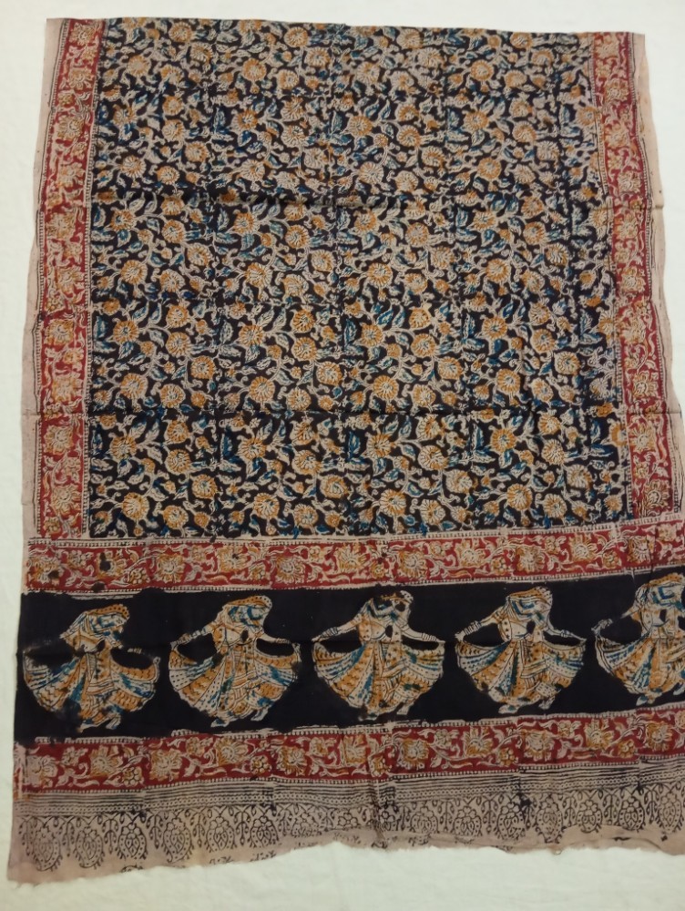 Product : KALAMKARI COTTON DUPATTA -- KCD0016