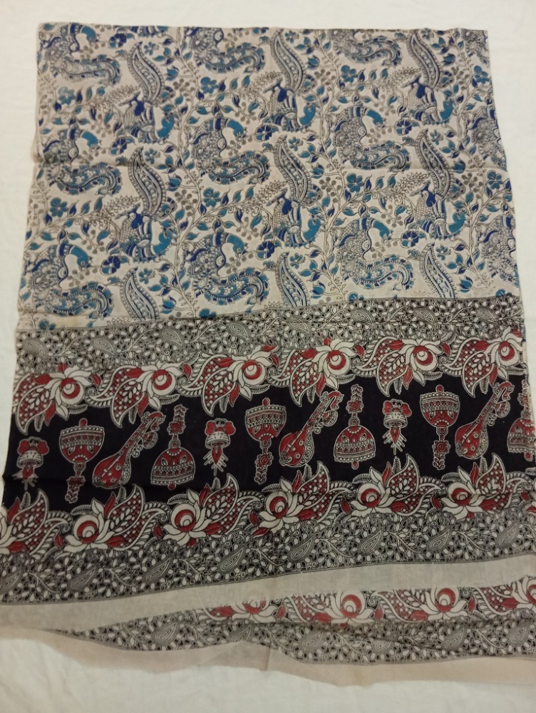 Product : KALAMKARI COTTON DUPATTA -- KCD0019