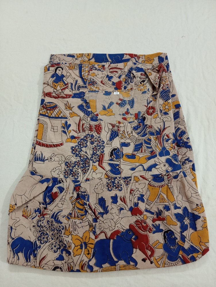 Product : KALAMKARI COTTON XXL NIGHTIES -- KCXXLN0013
