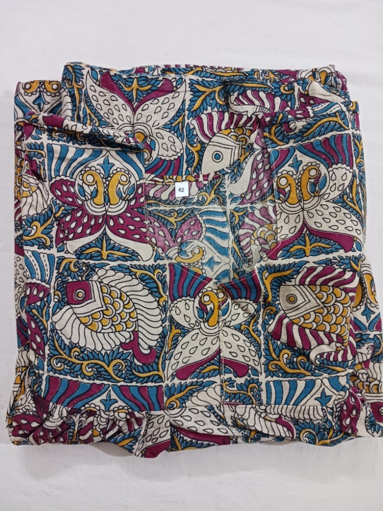 Product : KALAMKARI COTTON XL NIGHTIES -- KCXLN0008