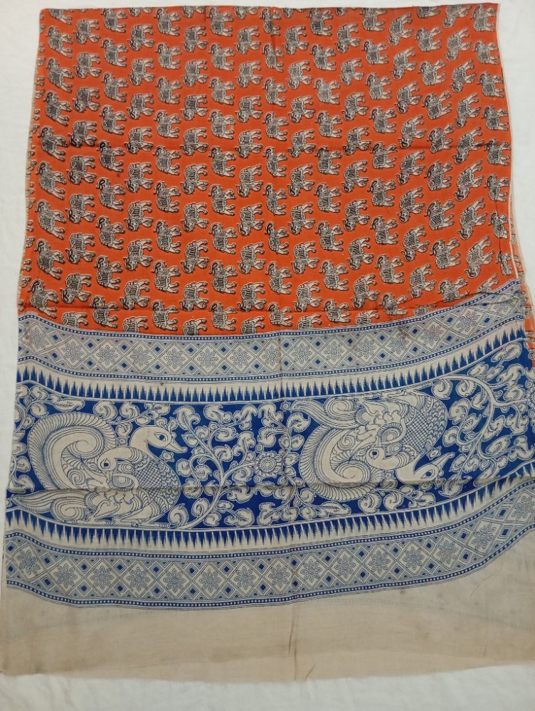 Product : KALAMKARI COTTON DUPATTA -- KCD0020