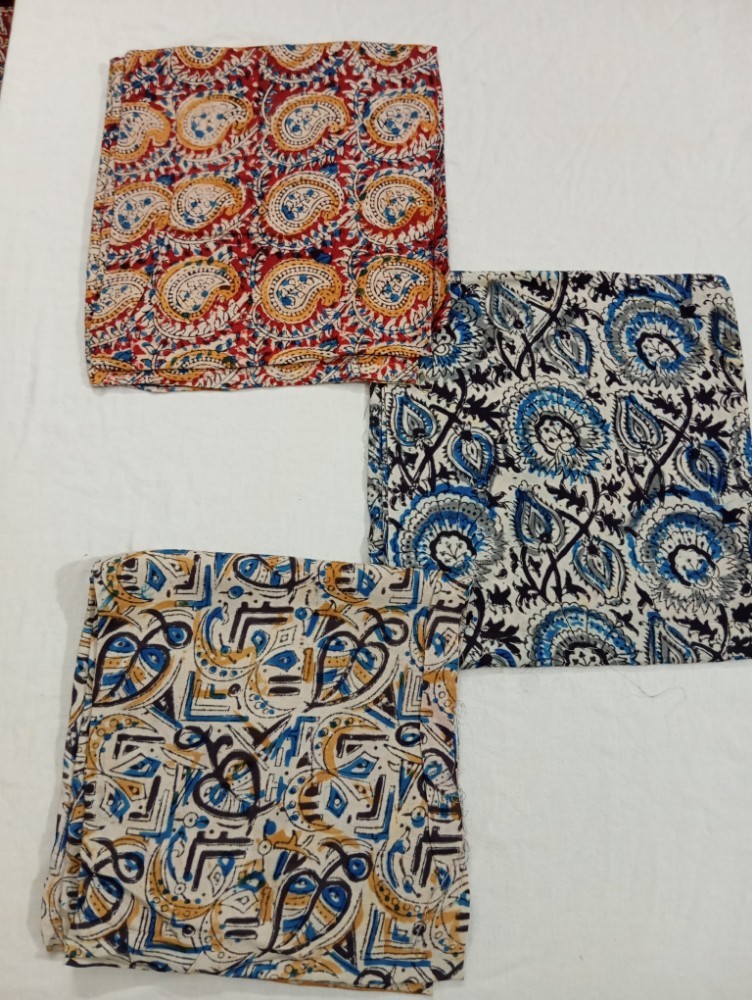 Product : KALAMKARI SILK BLOUSE PIECES -- KSBP0004