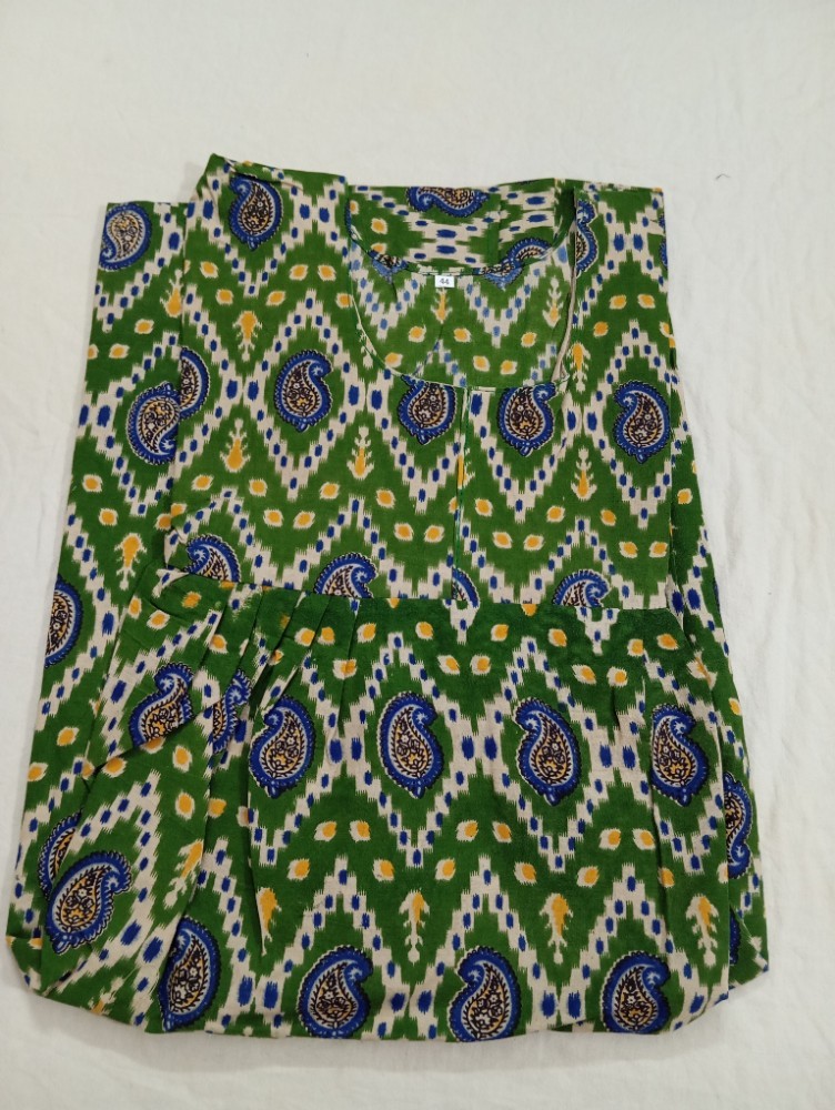 Product : KALAMKARI COTTON XXL NIGHTIES -- KCXXLN0007