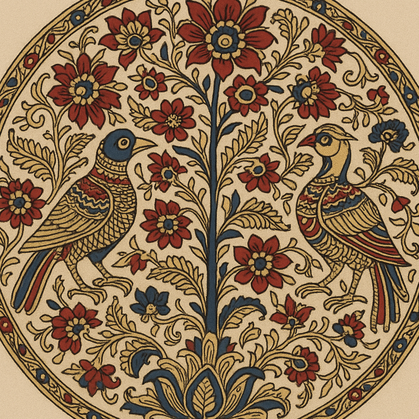 Kalamkari Silk Dress Materials