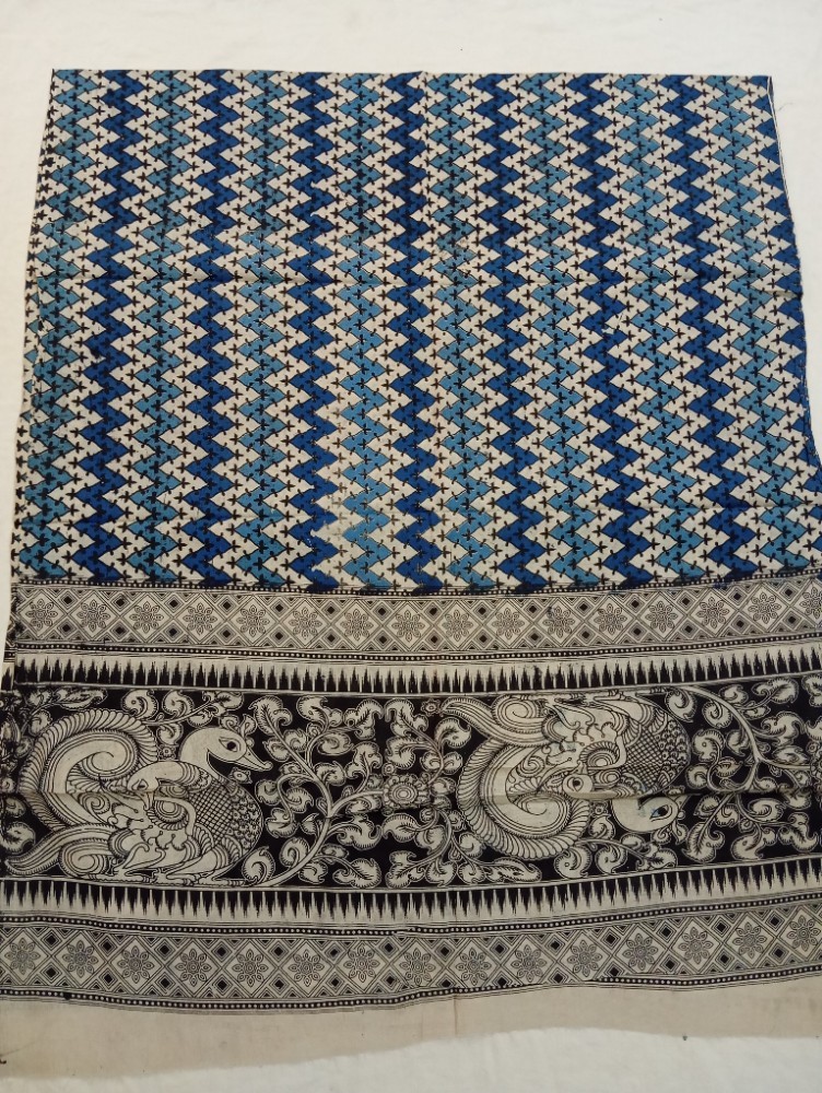 Product : KALAMKARI COTTON DUPATTA -- KCD0003