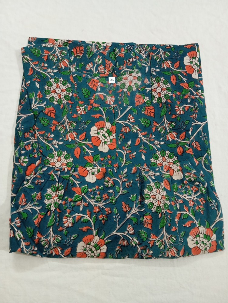 Product : KALAMKARI COTTON XL NIGHTIES -- KCXLN0015