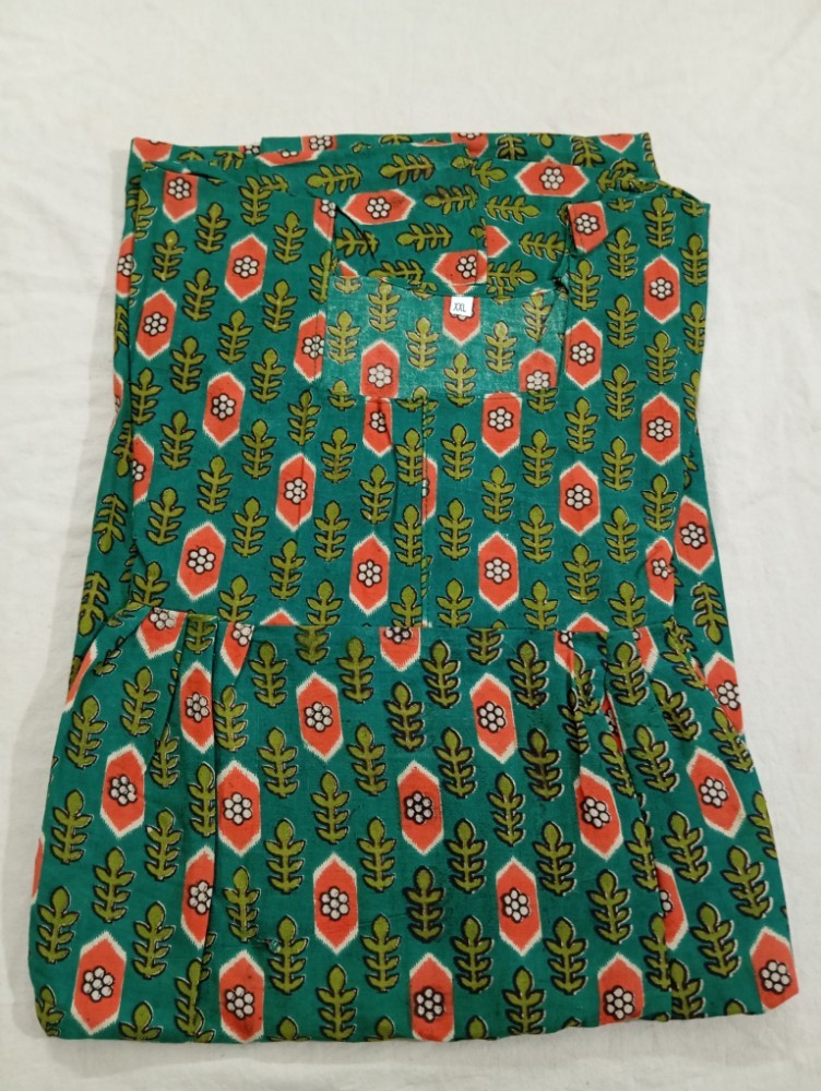 Product : KALAMKARI COTTON XXL NIGHTIES -- KCXXLN0020