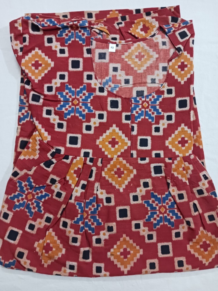 Product : KALAMKARI COTTON XL NIGHTIES -- KCXLN0012