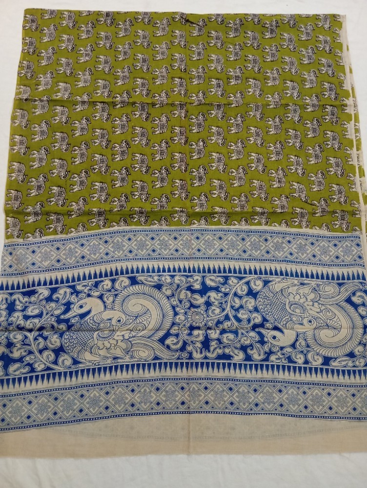 Product : KALAMKARI COTTON DUPATTA -- KCD0015
