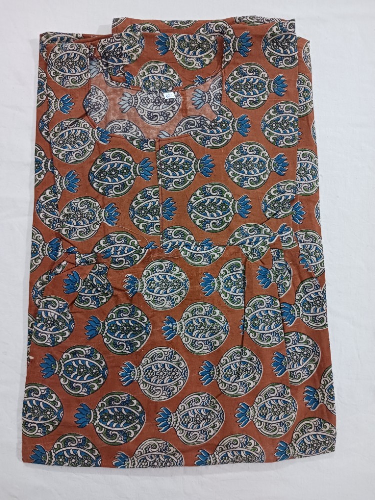 Product : KALAMKARI COTTON XXL NIGHTIES -- KCXXLN0010