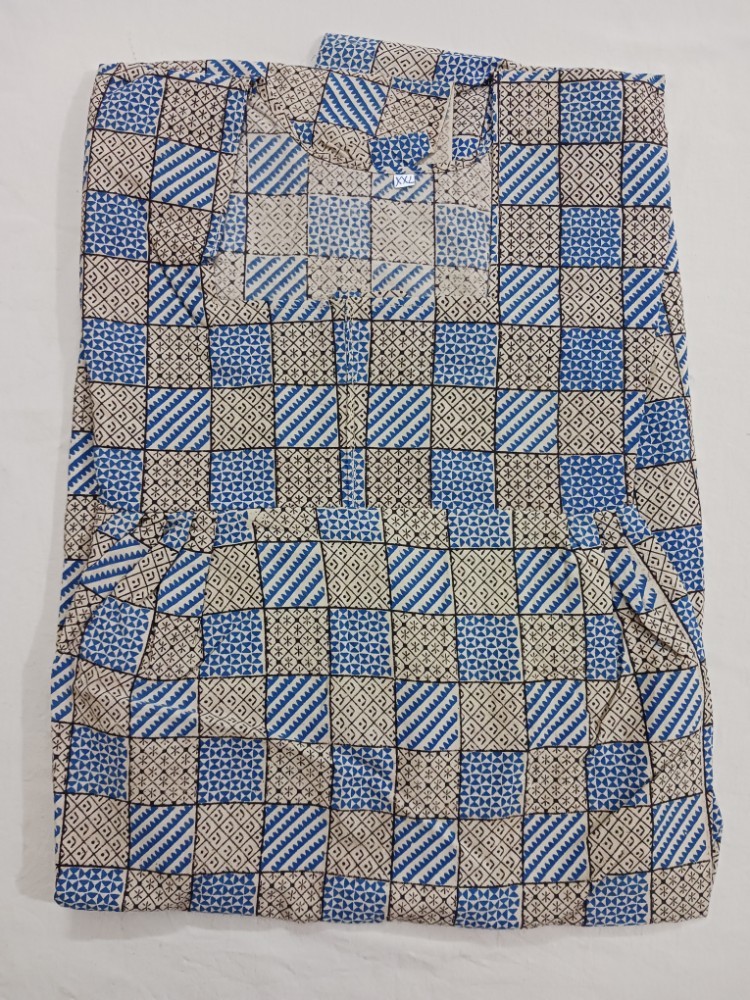 Product : KALAMKARI COTTON XXL NIGHTIES -- KCXXLN0001