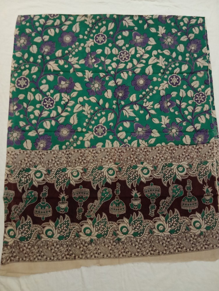 Product : KALAMKARI COTTON DUPATTA -- KCD0001