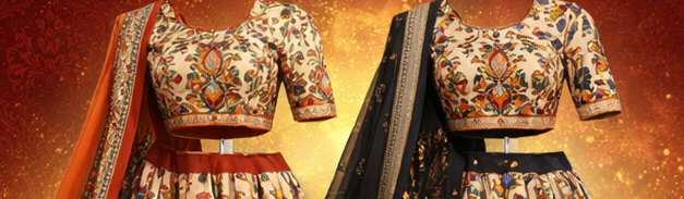 Kalamkari Lehenga Sets