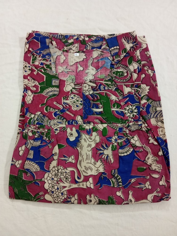 Product : KALAMKARI COTTON XXL NIGHTIES -- KCXXLN0022