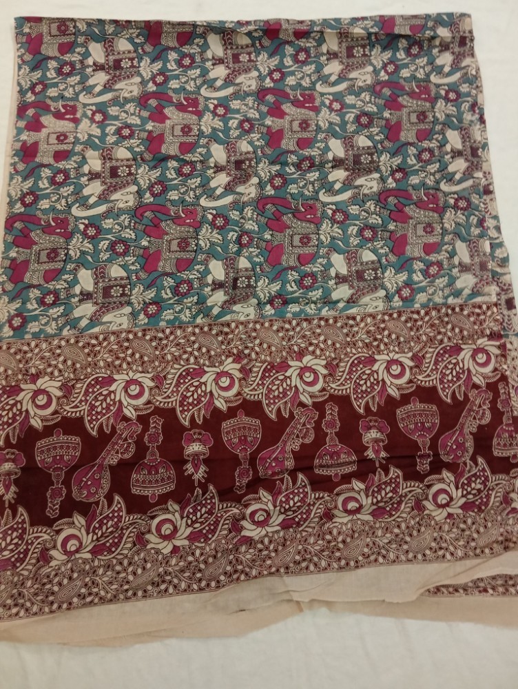 Product : KALAMKARI COTTON DUPATTA -- KCD0003