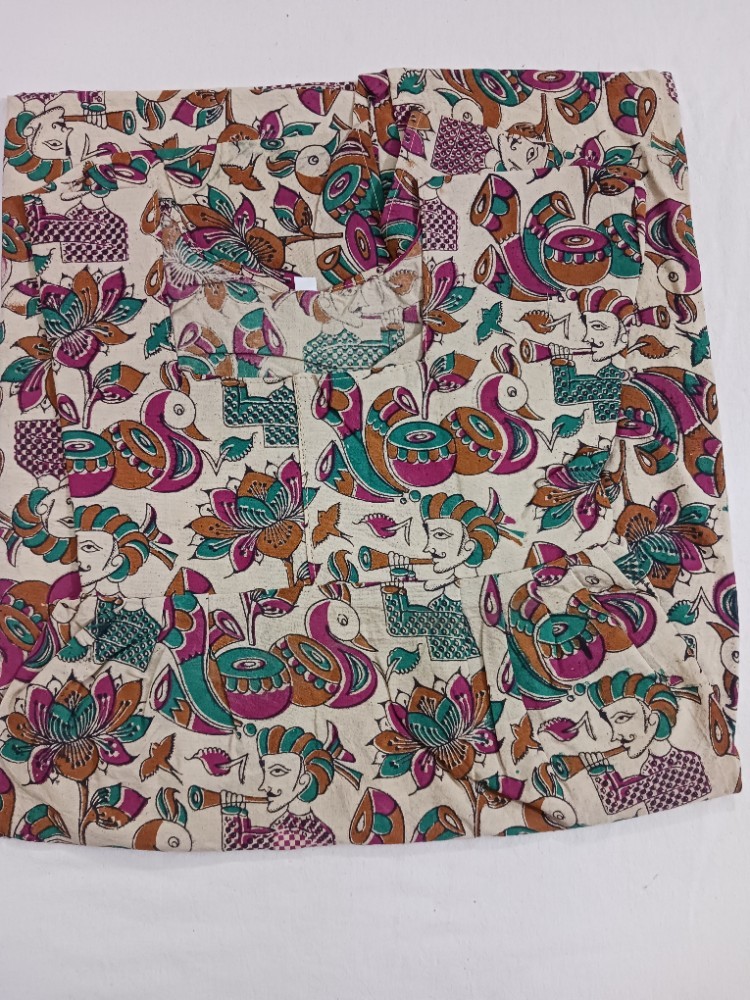 Product : KALAMKARI COTTON XXL NIGHTIES -- KCXXLN0012