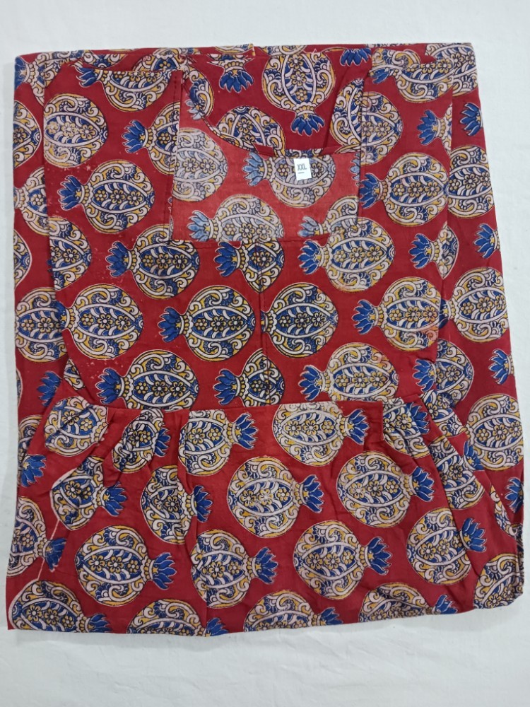 Product : KALAMKARI COTTON XXL NIGHTIES -- KCXXLN0008