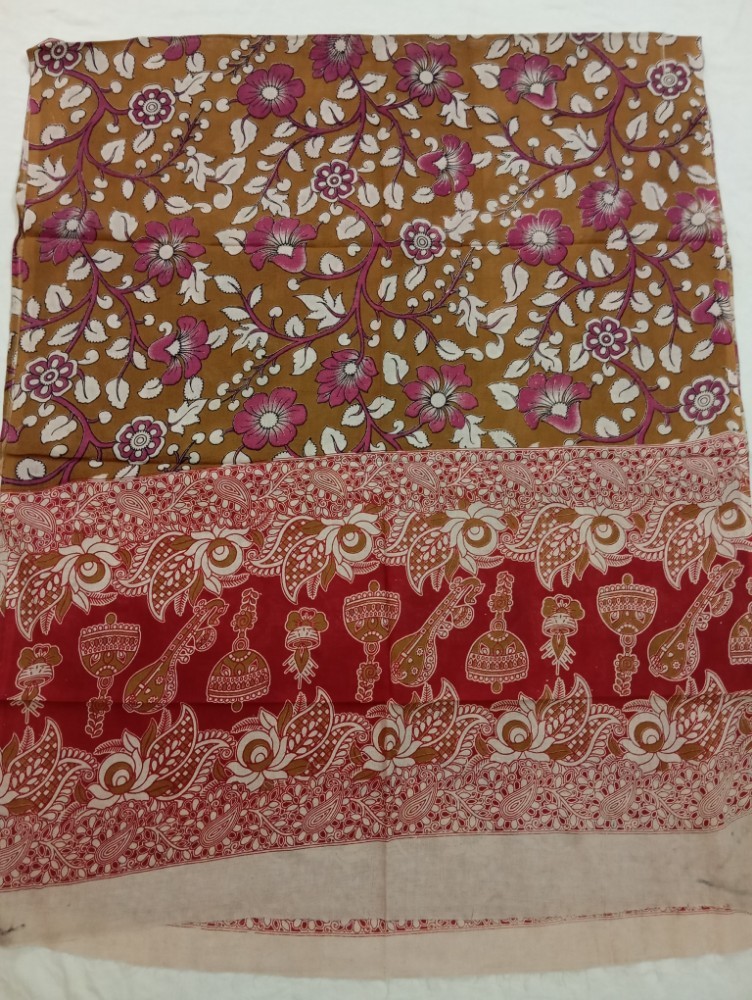Product : KALAMKARI COTTON DUPATTA -- KCD0022