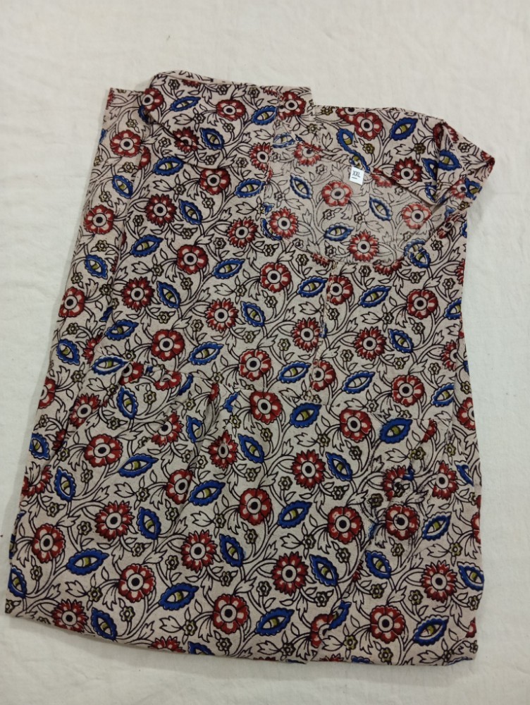 Product : KALAMKARI COTTON XXL NIGHTIES -- KCXXLN0017