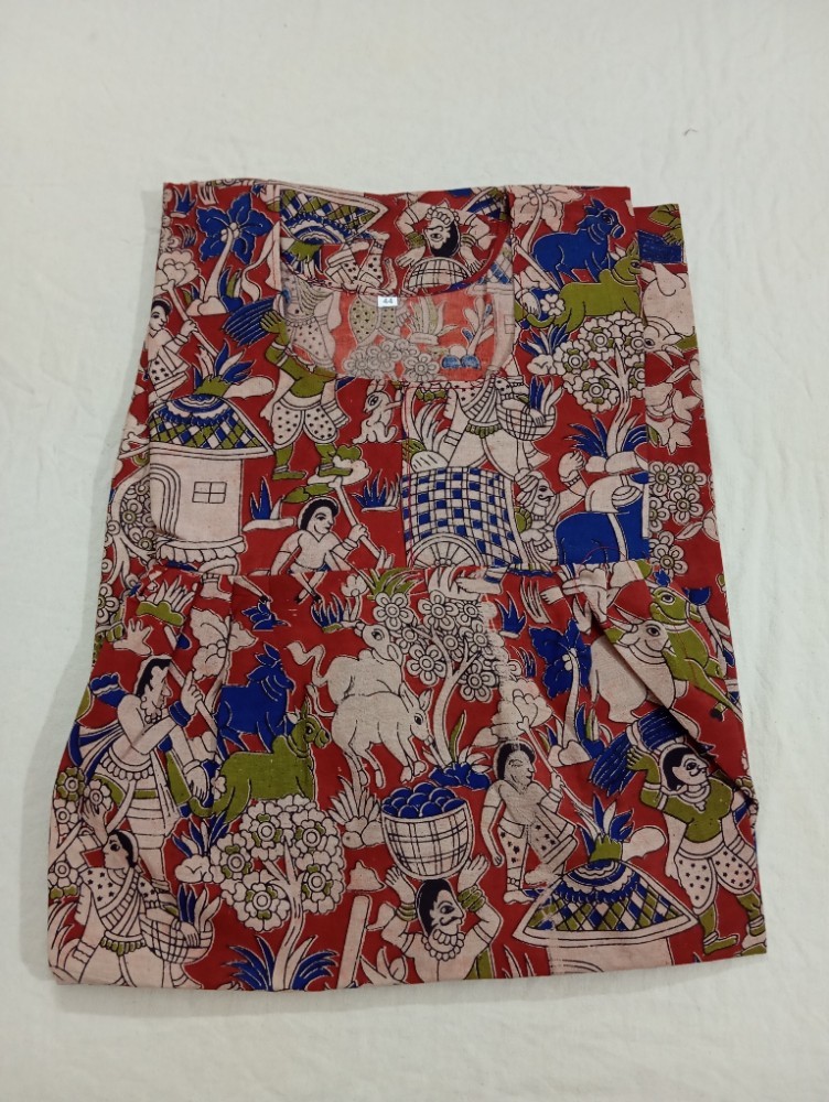 Product : KALAMKARI COTTON XXL NIGHTIES -- KCXXLN0002