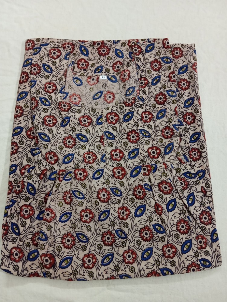 Product : KALAMKARI COTTON XL NIGHTIES -- KCXLN0020