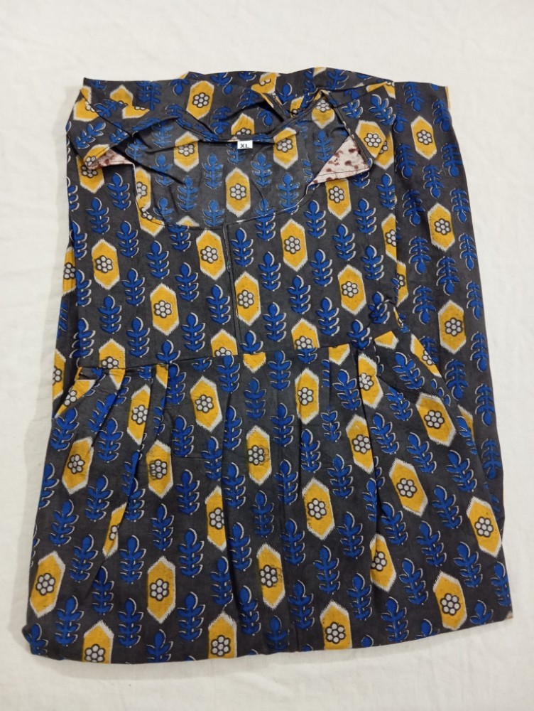 Product : KALAMKARI COTTON XL NIGHTIES -- KCXLN0002