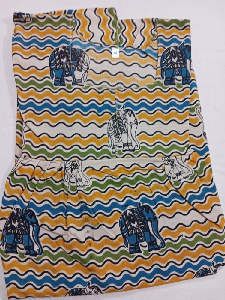Product : KALAMKARI COTTON XL NIGHTIES -- KCXLN0021