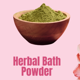 Herbal bath powder