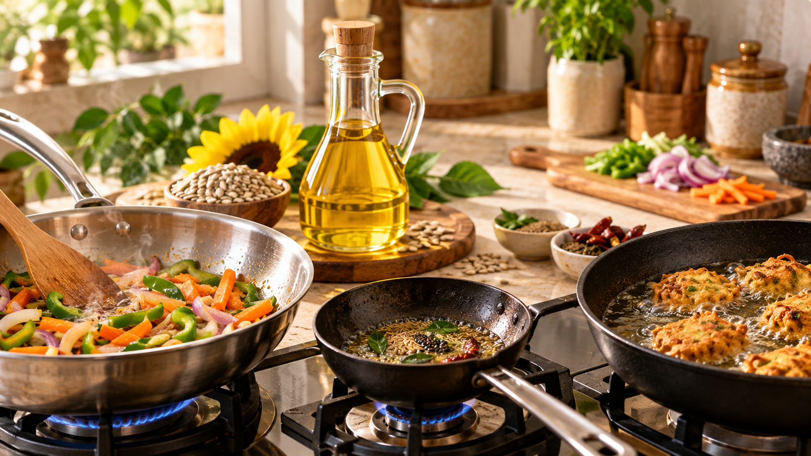 Which Cooking Methods Suit Sunflower Oil