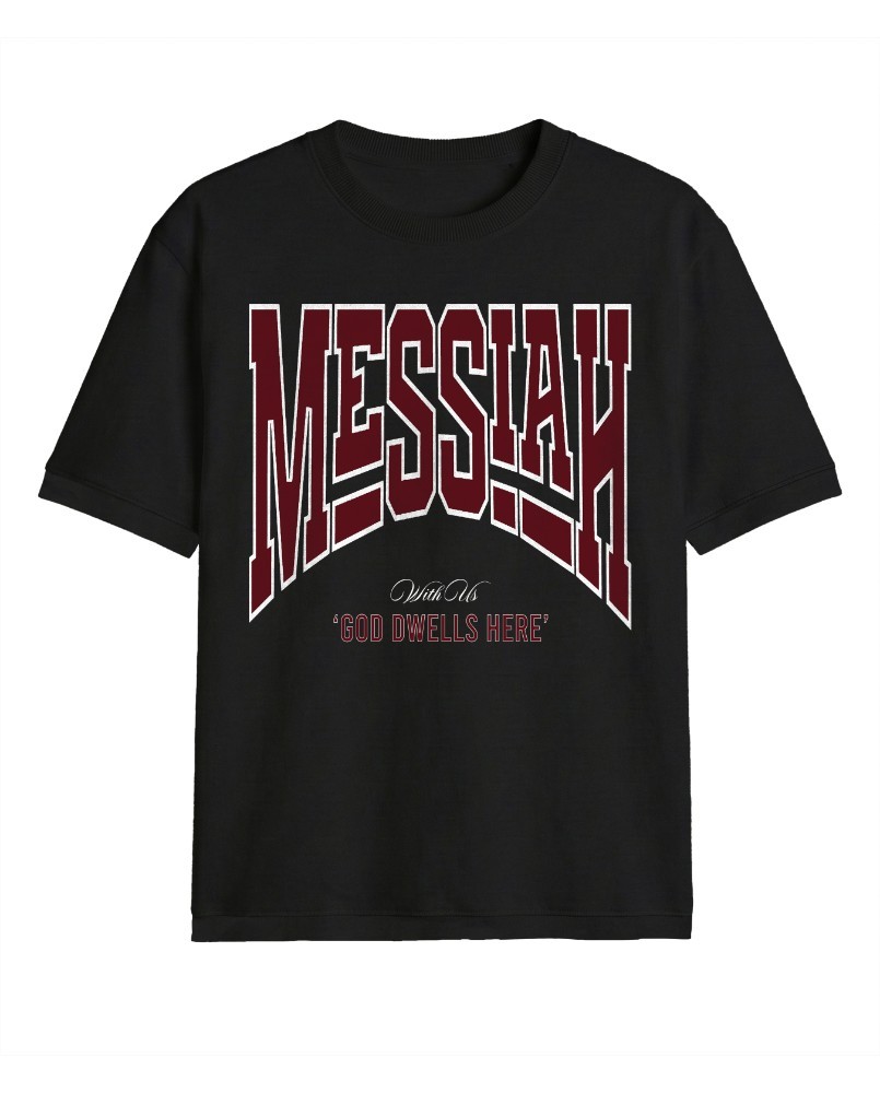 Product : Messiah God Dwells Here Regular Fit T-Shirt Black
