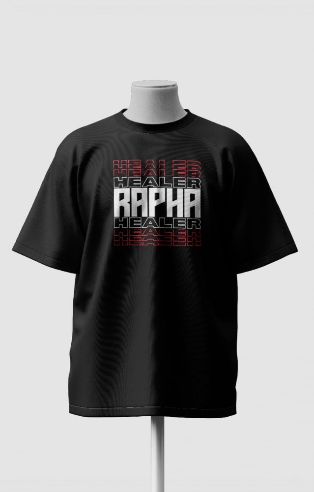 Product : RAPHA Healer Round Neck T-Shirt Christian Faith Wear Gospel Clothing
